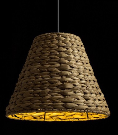 Lámpara Colgante JAMAICA de Fibra Natural Ø34cm
