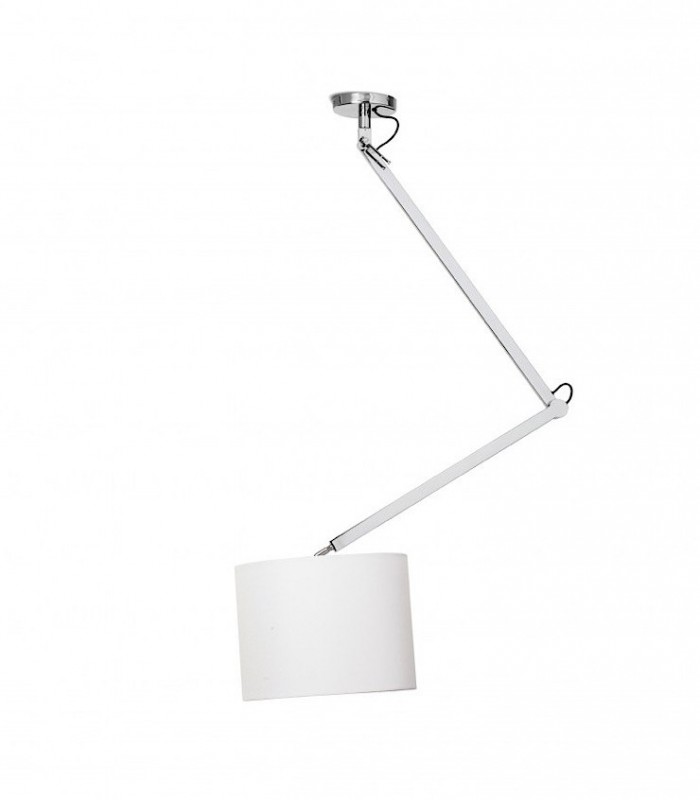 Lámpara MADISON Desplazable Brazo Articulado Cromo con Pantalla Ø39cm