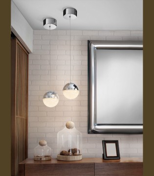 Lámpara 1 luz LED SPHERE 12cm - Schuller 793301 2