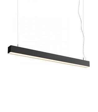 Lámpara lineal LED de techo PESANTE 75 40W 75cm Negro 3000K