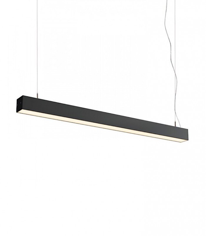Lámpara lineal LED de techo PESANTE 75 40W 75cm Negro 3000K