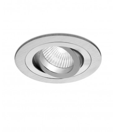 Aro Foco Empotrable Redondo Aluminio BASIC Orientable C0001 Mantra