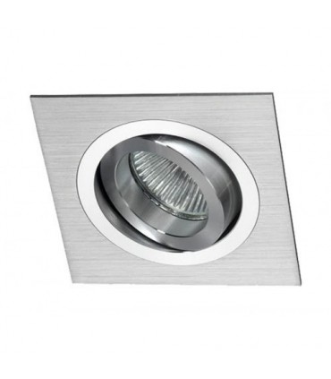 Foco empotrable GU10 BASIC cuadrado aluminio C0002 - Mantra - 92x92 mm