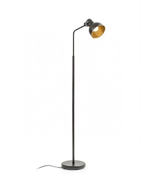 Lámpara de Pie Retro ROSITA GU10 Negro/Oro