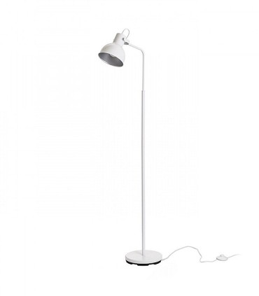 Lámpara de Pie Retro ROSITA GU10 Blanco/gris plata