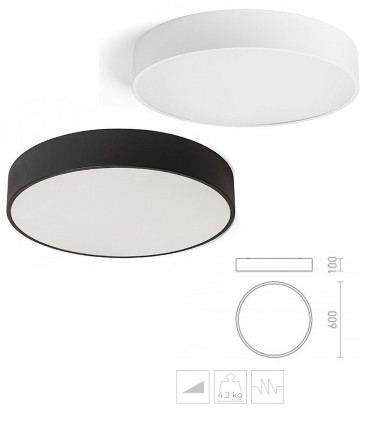 Plafón de techo Mezzo 60W 60cm Dimmable - Rendl
