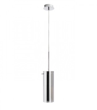 Colgante Vidrio Cromo 1 luz SANSSOUCI I CROMO E27 Ø10cm
