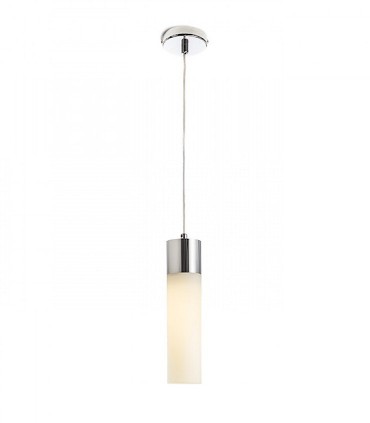 Colgante Tulipa blanca 1 luz EIGHT SUSPENDIDA E27 Ø7cm