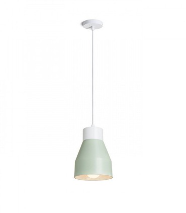 Lámpara Colgante Verde FRUTTI E27 Ø15cm