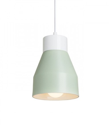 Lámpara Colgante Verde FRUTTI E27 Ø15cm