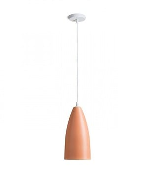 Lámpara Colgante Naranja TUTTI E27 Ø14,2cm 2