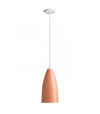 Lámpara Colgante Naranja TUTTI E27 Ø14,2cm