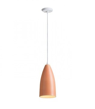 Lámpara Colgante Naranja TUTTI E27 Ø14,2cm