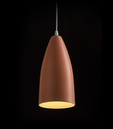 Lámpara Colgante Naranja TUTTI E27 Ø14,2cm