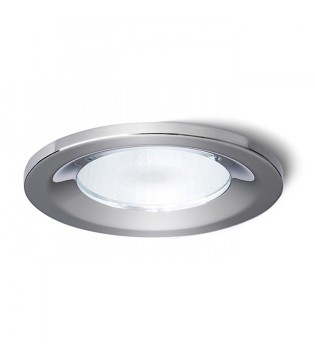 Aro foco empotrable IP44 Redondo VERO GU10 Cromo