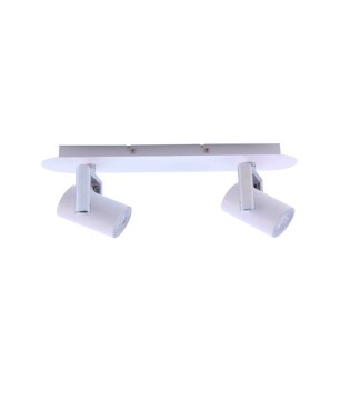 Regleta 2 Focos OROEL Blanco-Cromo