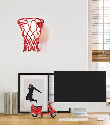 Aplique BASKETBALL Mantra, Rojo 7244