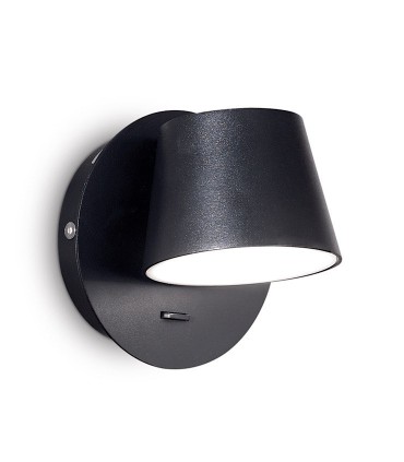 Aplique led Orientable GIM 6W negro 167121 IDEAL LUX