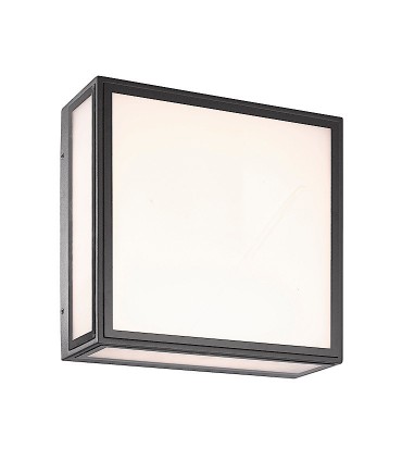 Aplique/Plafón BACHELOR  color gris oscuro (7055) LED 14W 3000K IP65 Mantra