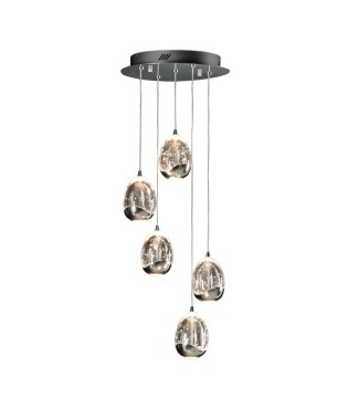Lámpara 30cm ROCIO 5 led cromo - Schuller 783517 2