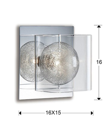 Aplique 1 luz ECLIPSE - Schuller 506847