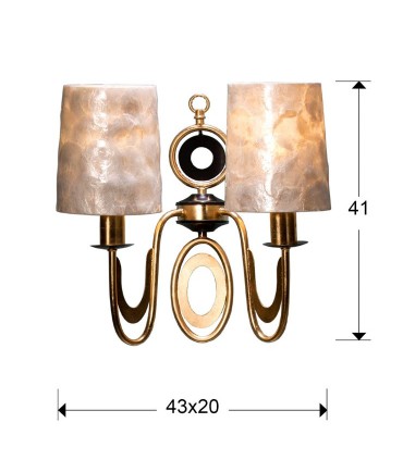 Aplique EDEN oro 2L - Schuller 716208