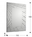 Espejo FUSION rectangular - Schuller 161022