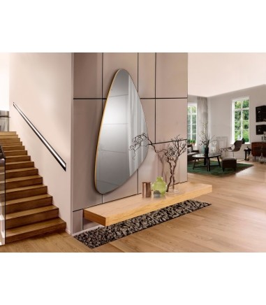 Espejo ORIO triangular oro 168x81 de Schuller 127646