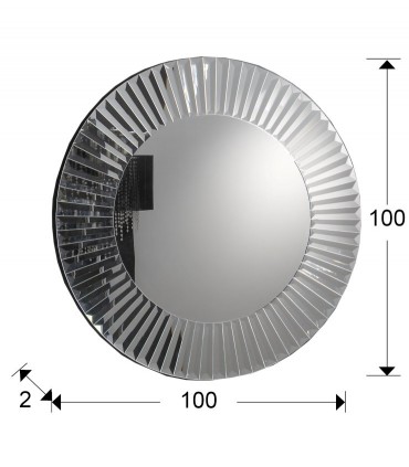 Espejo ZEUS G 100cm - Schuller 29-E13