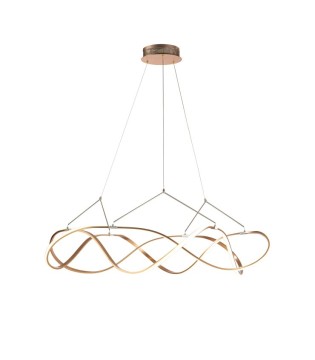 Lámpara techo led MOLLY 110 cm dorada - Schuller 763592