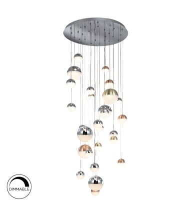 Lampara SPHERE Ø80 27 luces 793960 - Schuller