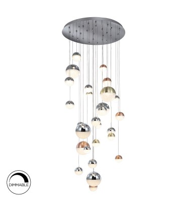 Lampara SPHERE Ø80 27 luces 793960 - Schuller