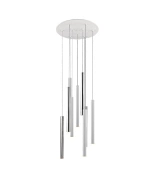 Lampara VARAS cromo blanco 9L - Schuller 373261