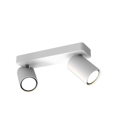 Regleta 2 focos SAL Blanco GU10 6282 Mantra