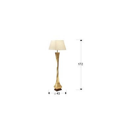 Lámpara de pie DECO oro 1 luz - Schuller