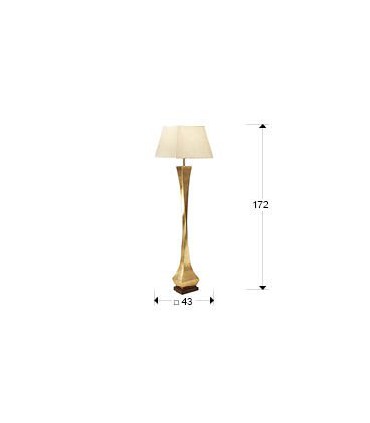 Lámpara de pie DECO oro 1 luz - Schuller