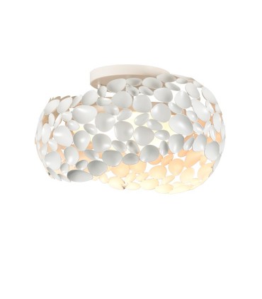 Plafón 5 luces NARISA 47cm 266847 blanco - Schuller