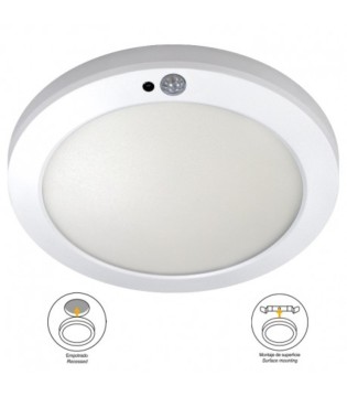 Downlight-Plafón LED 18W con sensor de movimiento 2