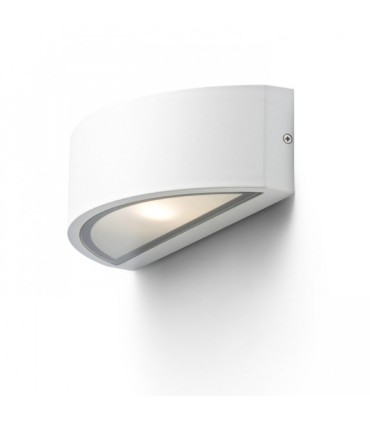 Aplique pared Lesa E-27 IP54 negro, blanco o gris