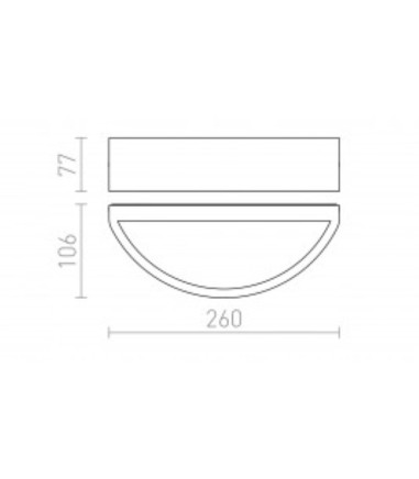 Aplique pared Lesa E27 IP54 - Rendl