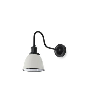 Aplique estilo Industrial Hierro  blanco