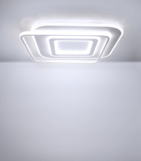 Plafón LED Lyra 100W CCT dimmable imagen con luz  fría seleccionada