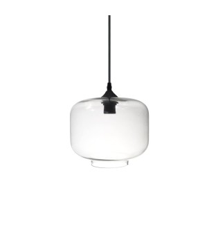 Lámpara colgante transparente Ø25cm E27