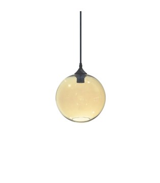 Lámpara colgante globo ámbar Ø25cm E27