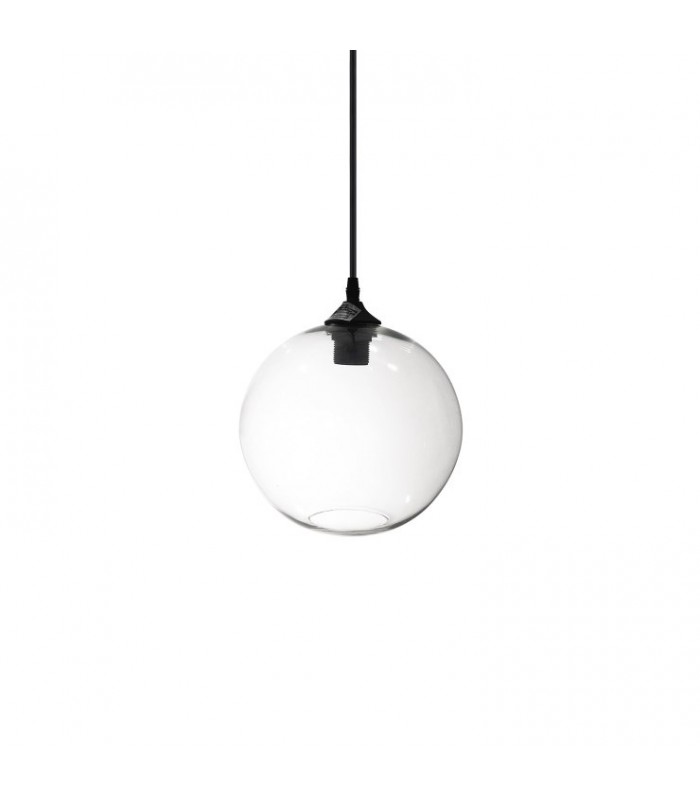 Lámpara colgante globo transparente Ø25cm E27