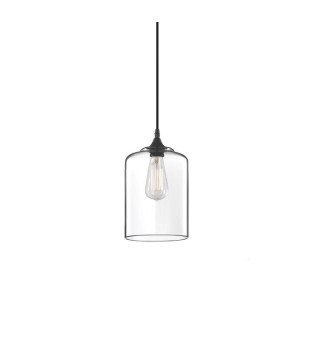 Lámpara colgante transparente Ø18cm E27