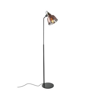 Lámpara pie cristal cobre - latón E27 ML8021M-TCP - Ineslam