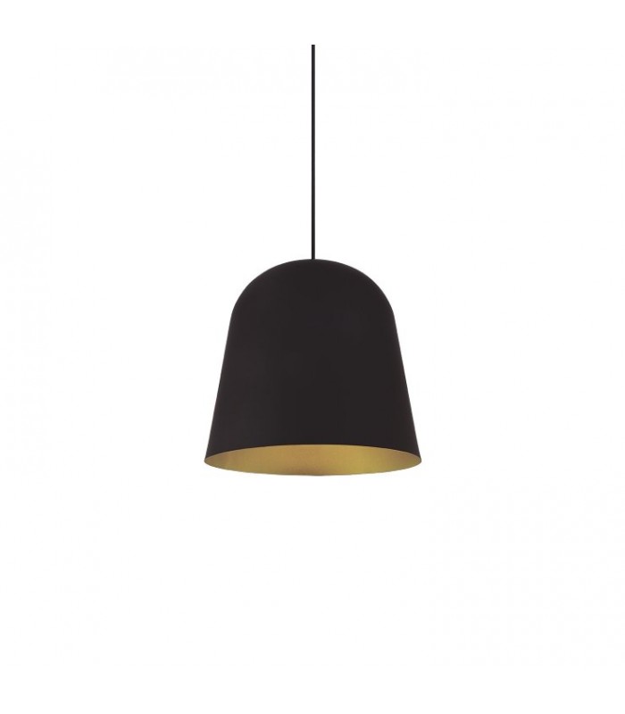 Lámpara de techo campana negro-dorado MD6074B-BGD - Ineslam