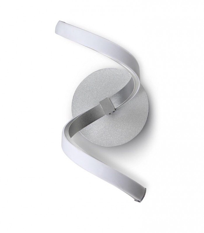 Aplique de pared NUR Led 10W 3000K Plata Mantra
