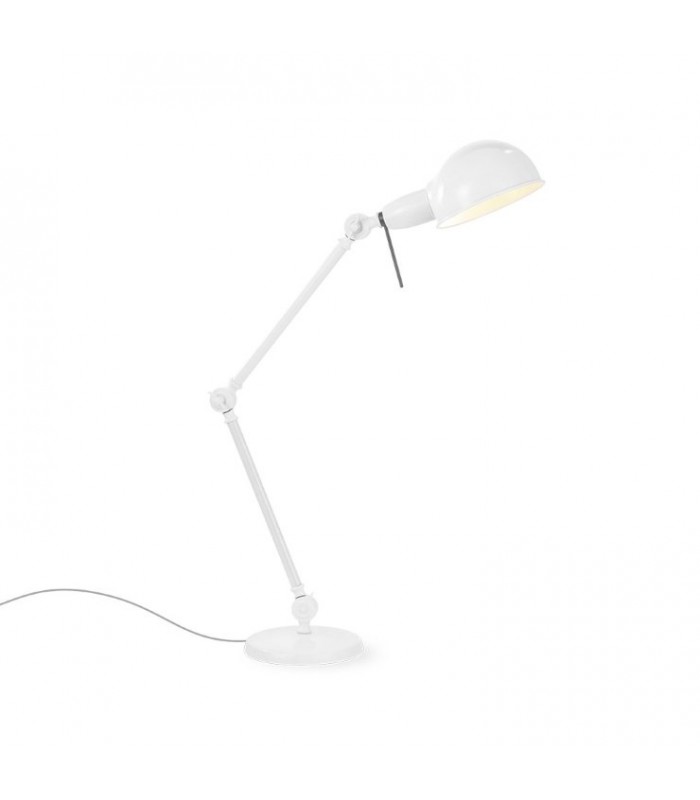 Lámpara de mesa blanca orientable E27